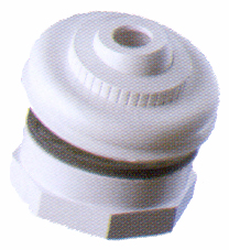 Komplette Einlaufdsen mit Gegenmuttern fr Stahlwandbecken