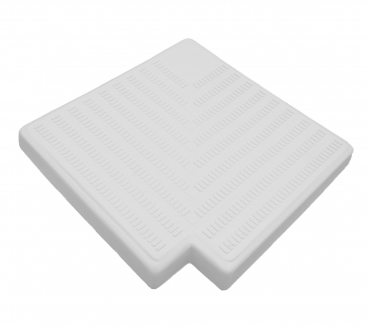 Eckstck 90 Grad fr Schwimmbadroste