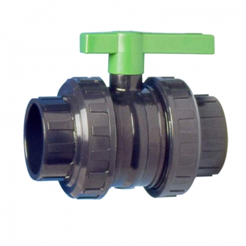 Kugelhahn PVC, Klebemuffen 32 und 25 mm