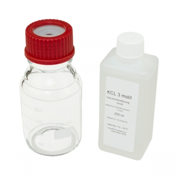 Sonden-Aufbewahrungs-Flasche mit KCI-Ls., 250 ml