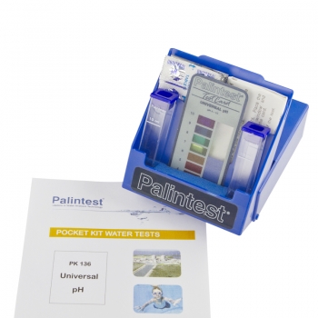 PH-WERT, Palintest Wasseranalyse-Test-Kit, mit Reagenzien, pH 4 - 10