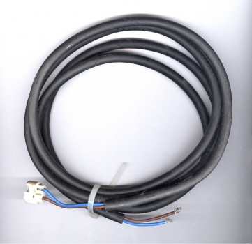 Kabel 2 x 1,5 mm, ca 175 cm + Lampenfassung fr Halogen-UWS 12 V / 100 W