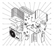 Explosionszeichnung Wrmepumpen EnergyLine Pro ENP1 / ENP2 MSC