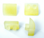 Gleitfe fr Pool Vac +/Ultra/V Flex, Navigator, Kst halb-transp., 4er Set fr Betonbecken OHNE Folie