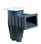 Skimmer fr Becken MIT Folie, Ansaugarm 139 mm; Farbe: dunkelgrau (3111DGR)