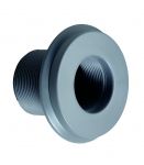 Sauger-Anschlu fr Becken mit Folie, ABS, hellgrau