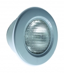 HALOGEN-UWS 300W "Design" f. Pools MIT Folie, Blende: hellgr, 6000 Lu