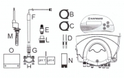 Explosionszeichnung Schlauchpumpe "DIY-Chem / EZ-Chem", Grundgert pH