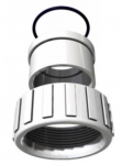 Muffen-Anschluß 50 mm für Turbo-Zelle von AquaRite +, LT, Pro, Pro LS