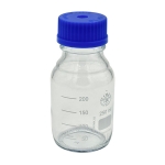 Sonden-Aufbewahrungsflasche 250 ml mit Sonden-Loch 12 mm im Drehverschlu