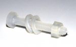 Kunststoff-Schraube 50 x 7 mm, mit Mutter für Dosierbehälter