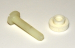 Kunststoff-Schraube 30 x 5 mm, mit Mutter für Dosierbehälter