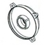 Motorflansch lfterseitig fr Pumpe "K-Flo", 33 M