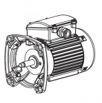 Motor 230 V / 3 PS fr Pumpe "Tristar" (SP-32301)